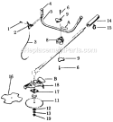 Page A Diagram and Parts List for XR-105  Weed Eater Trimmer